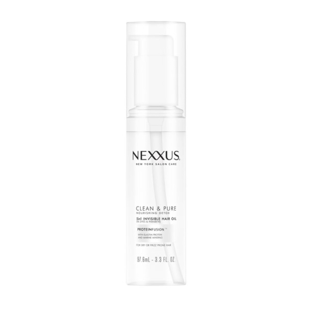 silicon para el cabello	nexxus clean & pure nourishing detox 	protein fusion wit